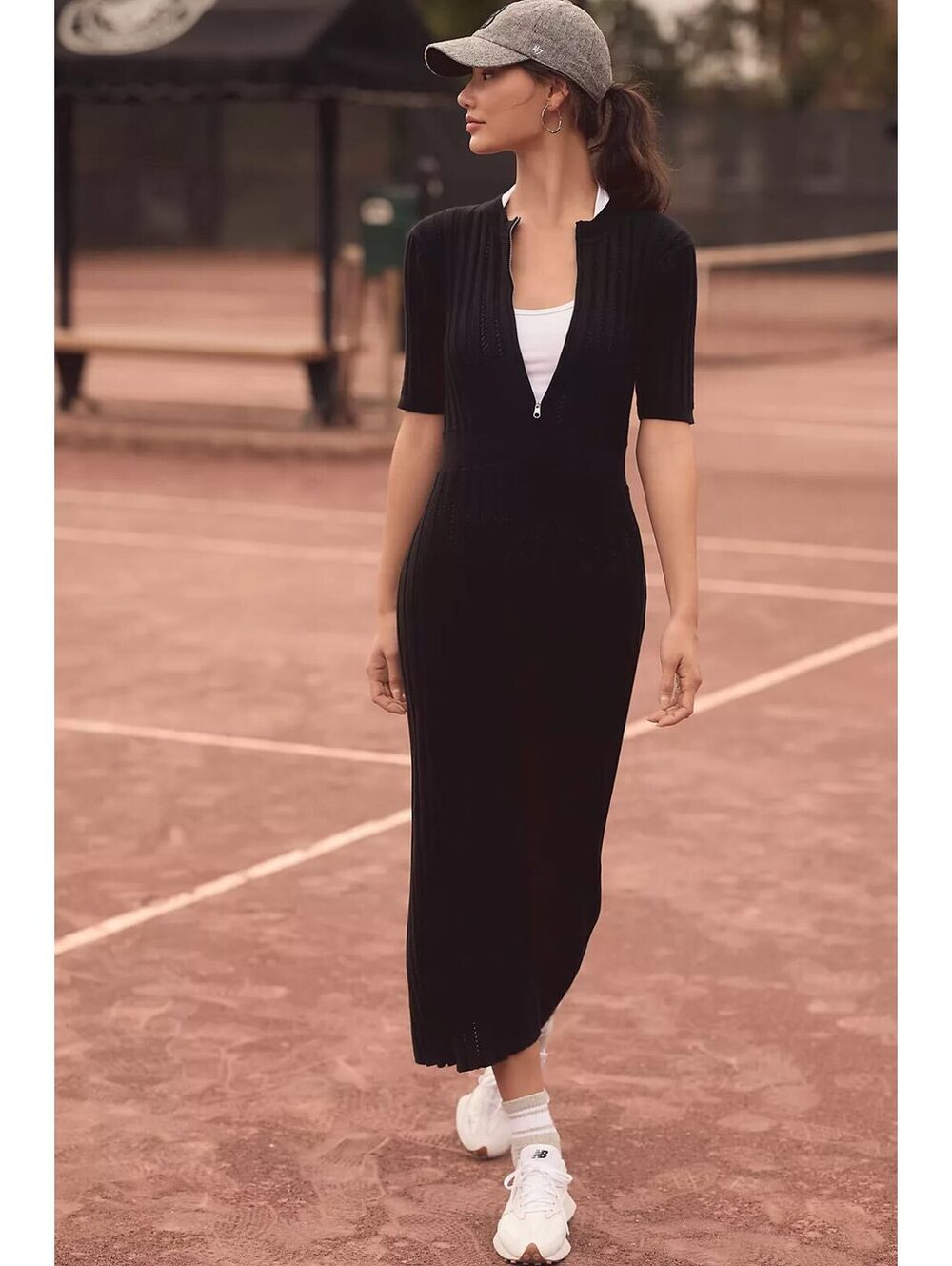 Varley Malia Knit Midi Dress XS